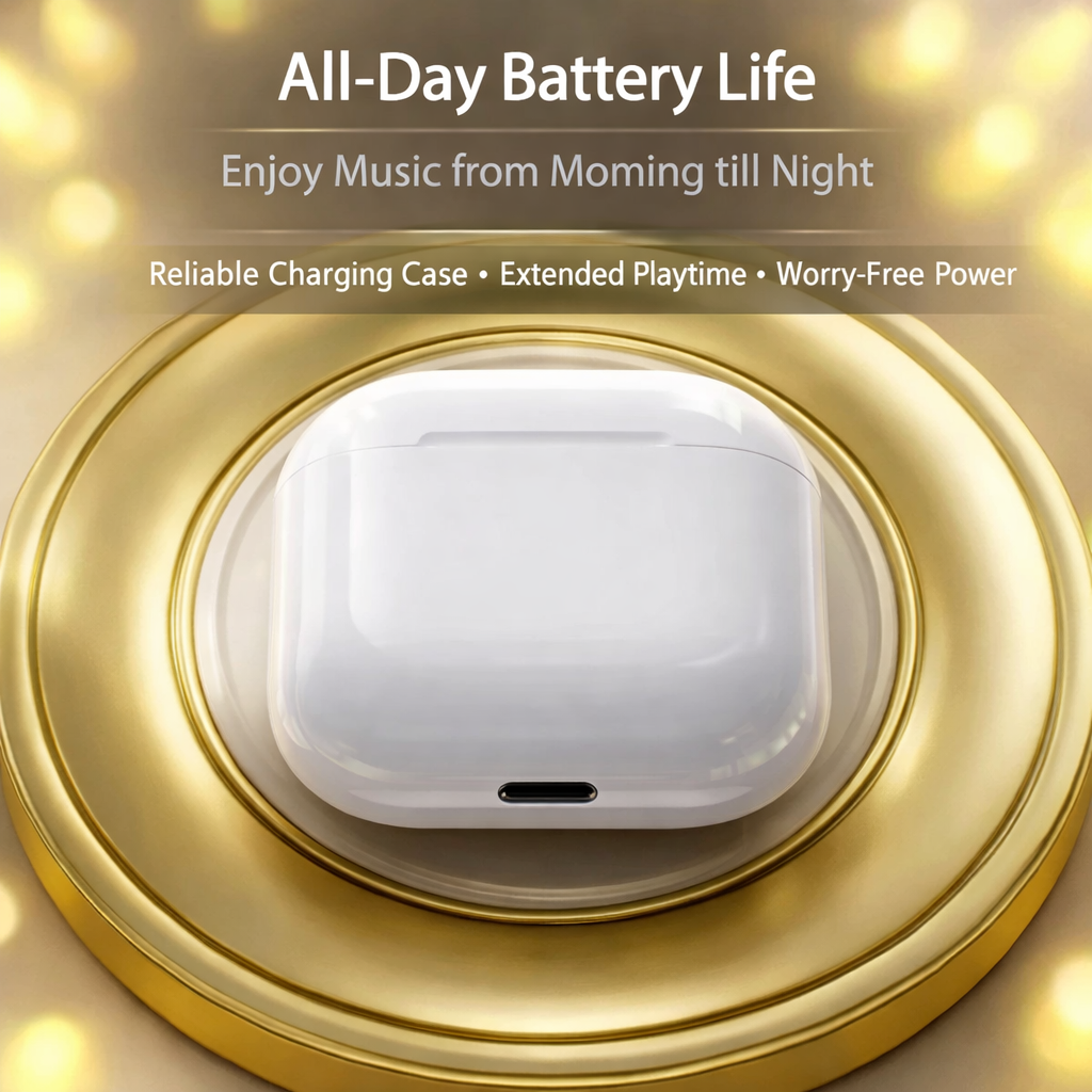 Wireless ANC Earbuds Bluetooth 5.3 – Deep Bass & Noise Cancelling | All-Day Comfort – NoFurMess